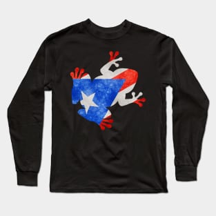 COQUI FROG PUERTO RICO Long Sleeve T-Shirt